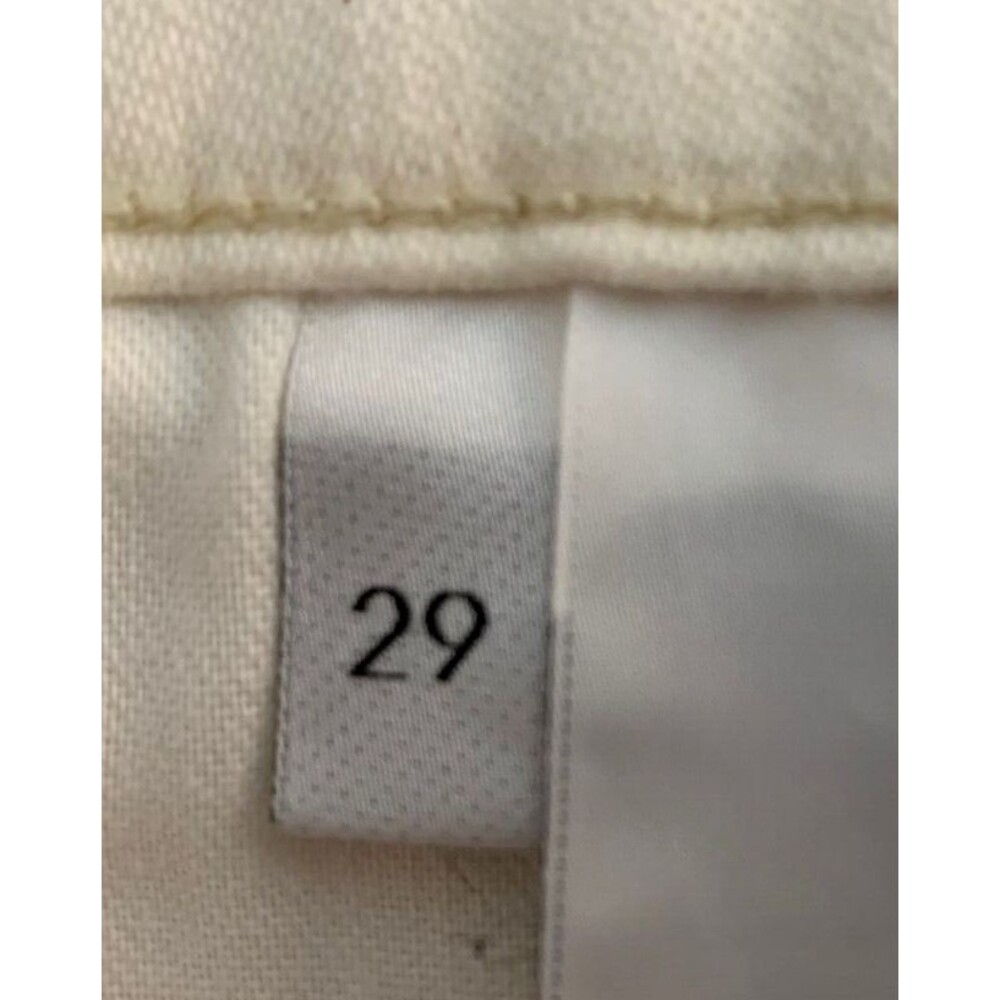 J Brand Women's size 29 Cream Super Skinny Divo Jeans Mid Rise Distressed - Picture 7 of 13